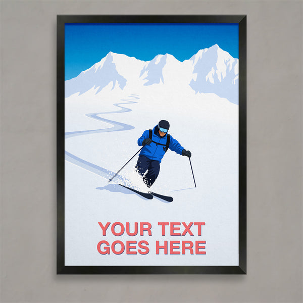 Impression de ski personnalisée